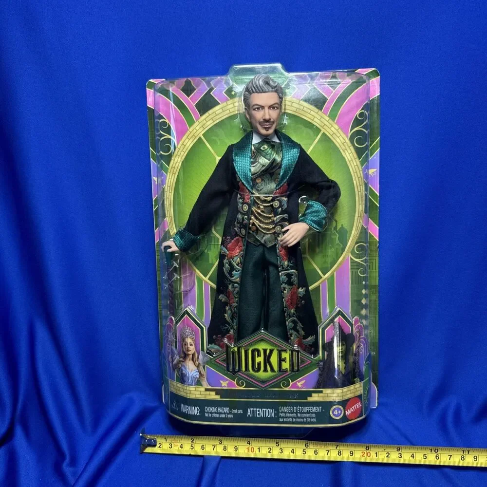 WICKED: THE WIZARD LE MAGIEIEN DOLL Jeff Goldblum NEW!